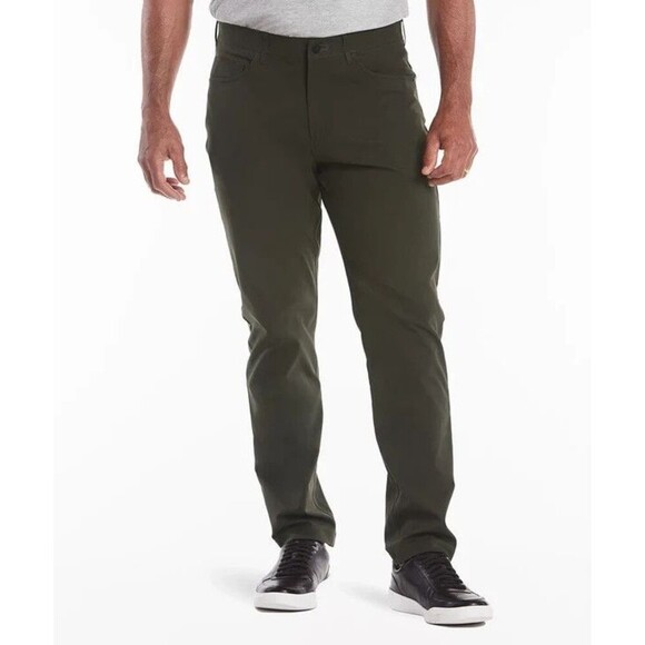 Public Rec Dealmaker 5-Pocket Pant Mens 44x32 Dark Olive Green Performance Golf - Picture 1 of 13